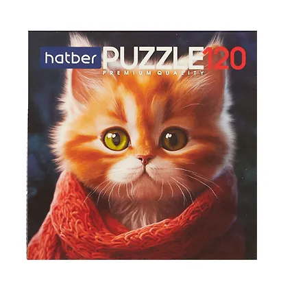 Пазл «Рыжий котик» 120 элементов, Hatber - фото 3