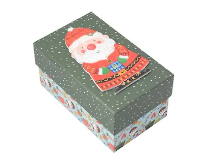 Коробка подарочная "Пингвин" 11*18*9см, Новый год, картон - фото 1