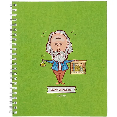 Тетрадь в клетку Listoff, "Величайшие умы", 48 листов, в ассортименте - фото 3