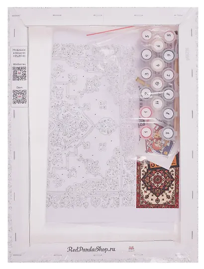 Картина по номерам "Бабушкин ковёр", на подрамнике, 30х40 см - фото 5