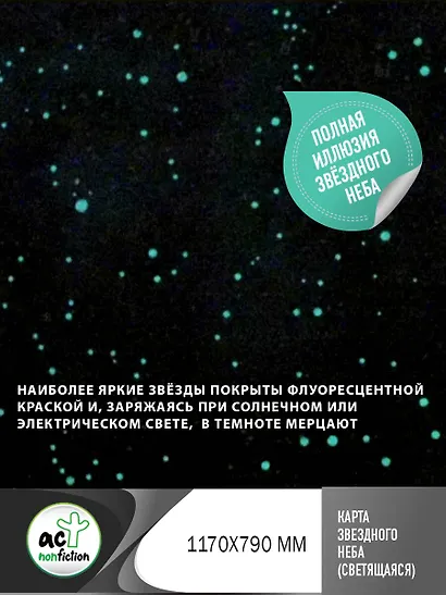 Карта звёздного неба (светящаяся) - фото 6