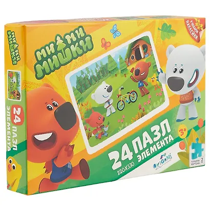 Пазл 24 эл. МиМиМишки. Мой друг велосипед - фото 2