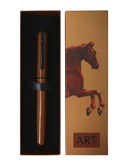 Шариковая ручка синяя, «ART. Стаббс Д. Уистлджекет», Schiller - фото 5