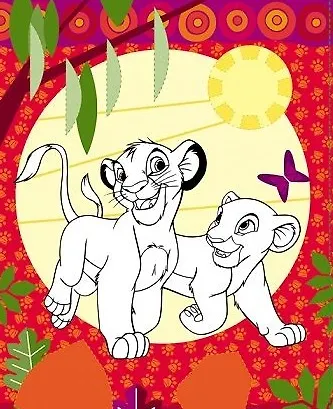 Disney. Король Лев. Аппликация для малышей - фото 2