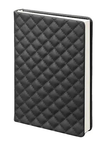 Ежедневник, н/датир. 120*170мм 320стр. InFolio/Инфолио Paris черный, твердый переплет с поролоном - фото 1
