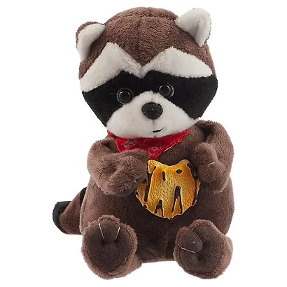Мягкая игрушка Енот с банданой и печенькой 13,5см 12-01570-raccoon - фото 1