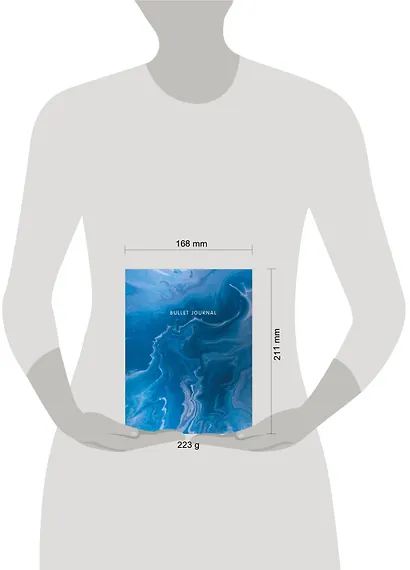 Книга для записей А5 144стр тчк. "Bullet Journal (мрамор)" - фото 7