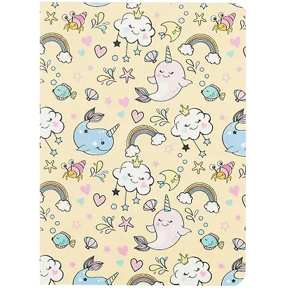 Записная книжка «Happy narwhals», 32 листа, А6 - фото 1