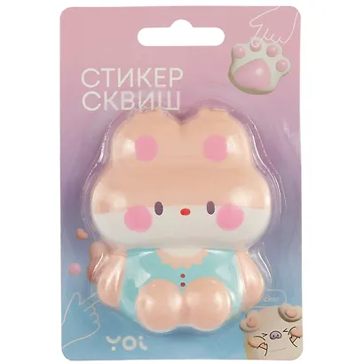 Наклейка "Стикер сквиш - Зайка" - фото 7