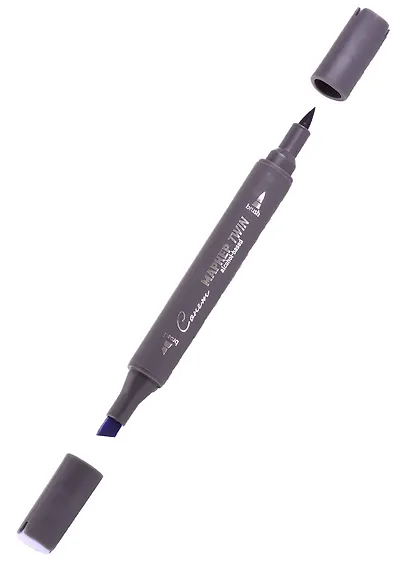 Маркер художественный "Сонет" Twin Brush лавандово-голубой, Сонет - фото 2