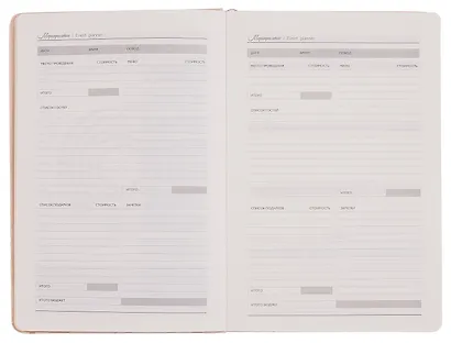 Ежедневник недат. А5 120л "Софт-тач глосс" бежевый, кожзам, мягк.переплет, тиснение 3D-фольгой, справ.мат-лы, ляссе, подар.карт.коробка с ПВХ-крышкой - фото 6