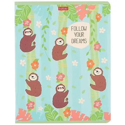 Тетрадь в клетку Hatber, "Ленивцы", 48 листов, в ассортименте - фото 3