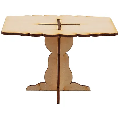 Мебель кукольная для росписи Стол-2 (2150239) (игрушка из дерева) (упаковка) - фото 2