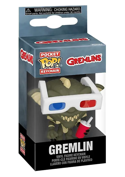 Брелок Funko Pocket POP! Gremlins Gremlin w/3D Glasses 49828 (Fun2040103) - фото 2