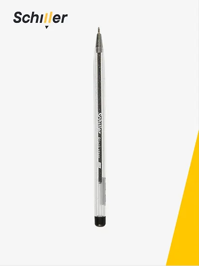 Ручка шариковая Schiller, Black Stars, черная 0,5 мм - фото 2