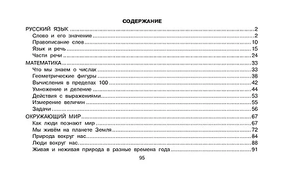 Все таблицы для 2 класса. Русский язык. Математика. Окружающий мир - фото 3