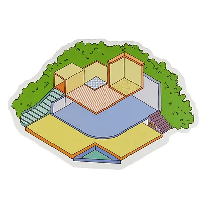 Наклейки-румбокс для создания миниатюрных сцен "Рынок", размер 264х211 мм. Металлический пинцет в наборе - фото 3