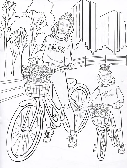 Family look. Раскраска - фото 3