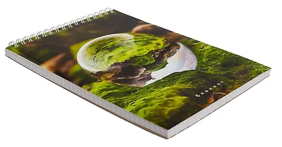 Блокнот А5 80л кл. "Созерцание" гребень, мел.картон, глянц.ламинация, спираль - фото 2