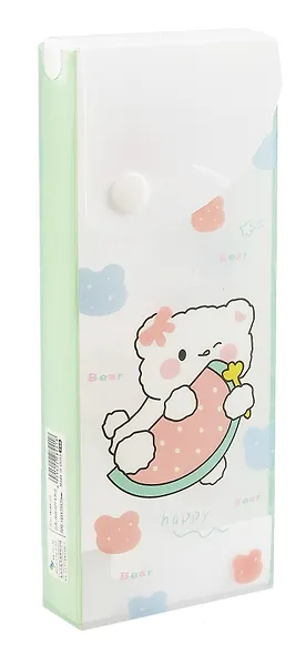 Пенал корпусный "Милые животные" на кнопке, ассорти - фото 9