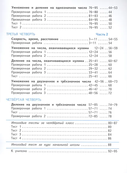 Волкова. Математика. Проверочные работы.  4 класс /ШкР - фото 3