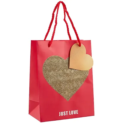 Пакет А5 23х18х10 Love.Red жен., бум.мат.ламинат - фото 1