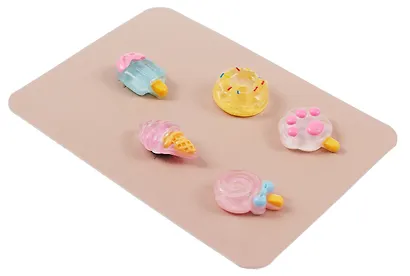 Джибитсы Сладости и лапка (4шт) (ПВХ) (12-18031-202506-GB23) - фото 2