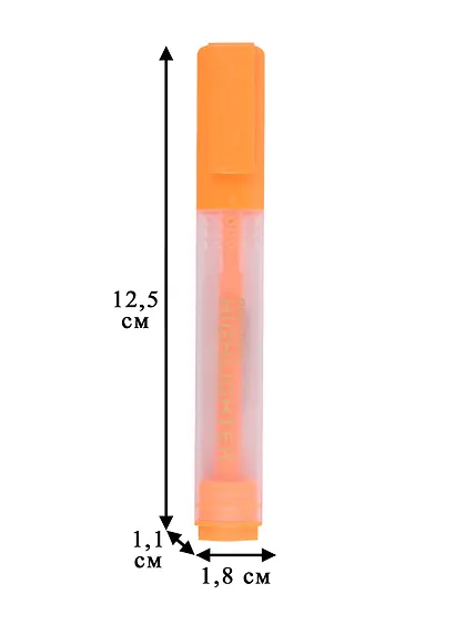 Текстовыделитель GoodMark, оранжевый 4 мм - фото 3