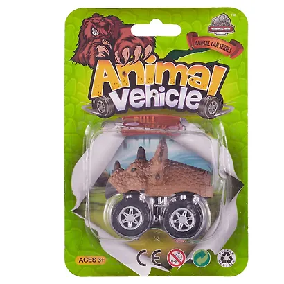 Машинка-зверь Динозавр инерция на блистере - фото 1