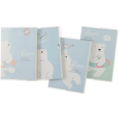 Записная книжка «Bear» А7, 60 листов в линейку, в ассортименте - фото 6