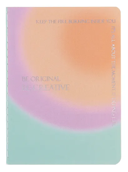 Записная книжка А6 32 листа в клетку, "Rainbow", сшивка, Yoi - фото 1