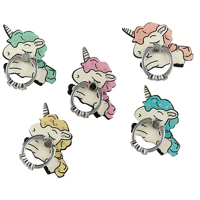 Держатель-кольцо для телефона Единорог (металл) (коробка) - фото 2