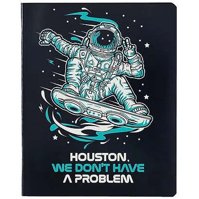 Тетрадь в клетку Academy Style, "Космонавты", 48 листов, в ассортименте - фото 3