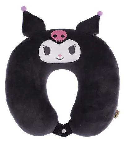 Подушка на шею с кнопкой, (30х30 см), (серый), Sanrio - фото 1