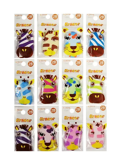 Ластик "Сафари", ассорти, Yalong - фото 1