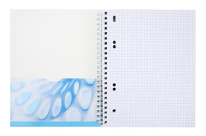 Тетрадь 100л кл. "Сфера" спираль, обложка с карманом, УФ-лак - фото 2