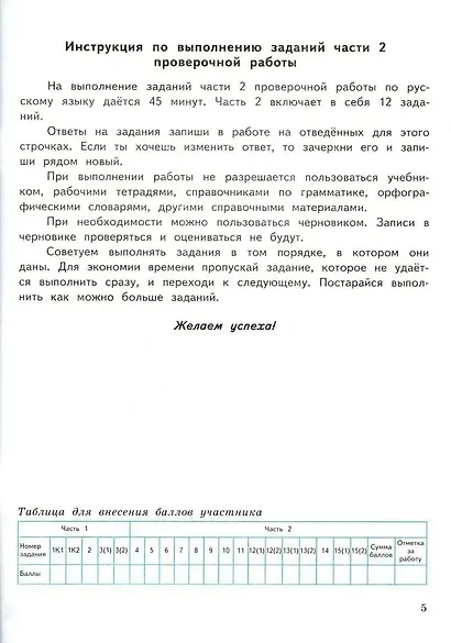 ВПР. Русский язык. 4 класс. Типовые задания. 10 вариантов заданий. Подробные критерии оценивания. Ответы - фото 5