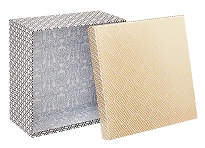 Коробка подарочная "Геометрия" 18*18*7.5, картон - фото 2