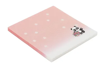 Блок бумаги 70*70 самоклеящийся 50 листов, "Cute panda" пластик, в ассортименте - фото 7