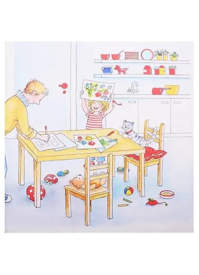 Конни помогает папе - фото 5