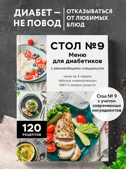 Стол №9. Меню для диабетиков с рекомендациями специалиста - фото 4