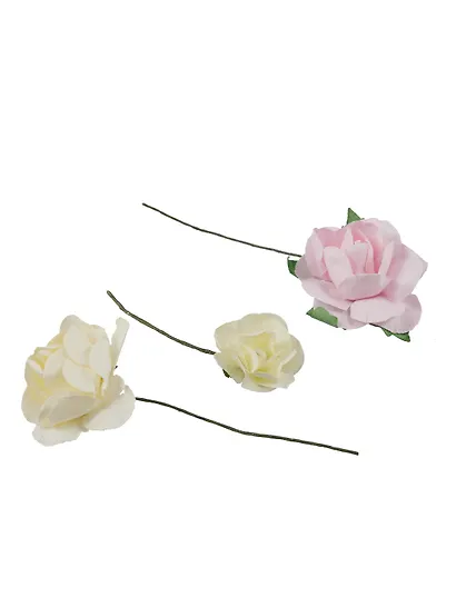 Набор Цветы Paper Flower, 3 +10, молочные и белые (11-21984-B23)+Цветы Paper Flower, 3+10, розовые и молочные (11-21984-B25) - фото 8