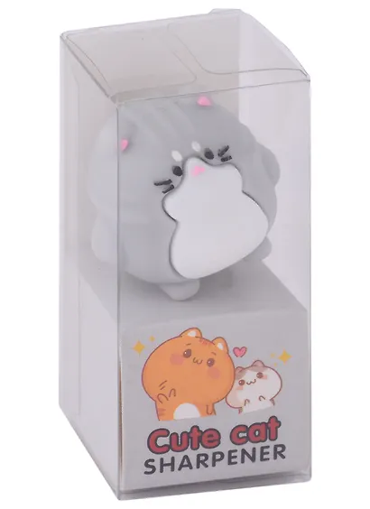 Точилка с ластиком "Cute cat", в ассортименте - фото 3