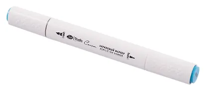 Маркер акриловый "Сонет" лазурный, двусторонний, перо кисть/пуля - фото 3