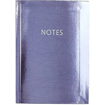 Записная книжка А6 112л кл. "Color shine. No 6" интегр.обл., твин-лак, печать по металлиз.пленке - фото 1