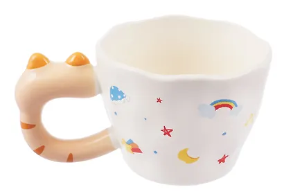 Кружка Котик Lovely Cat (керамика) (400мл) (12-B3-6641-202510-STB-12) - фото 2