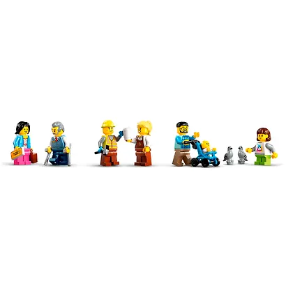 60469 Конструктор детский LEGO City Центральный железнодорожный вокзал, 752 деталей, возраст 7+ - фото 7