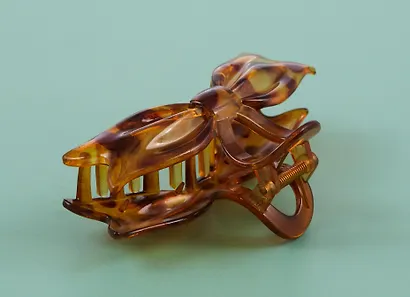 Заколка-крабик Леопардовый принт (пластик) (12-253004-С11) (Lafilaf) - фото 5