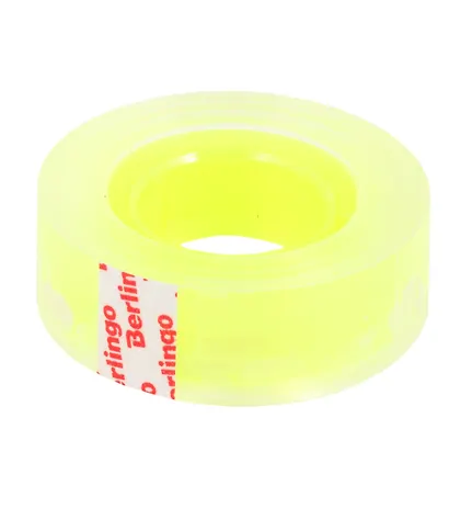 Лента клейкая кристально-прозрачная с неоновой втулкой,19 мм*33 м - фото 1