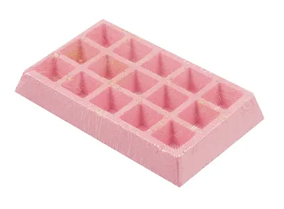 Бомбочка-вафля для ванны НГ Наслаждение (красный) (140 г) - фото 3